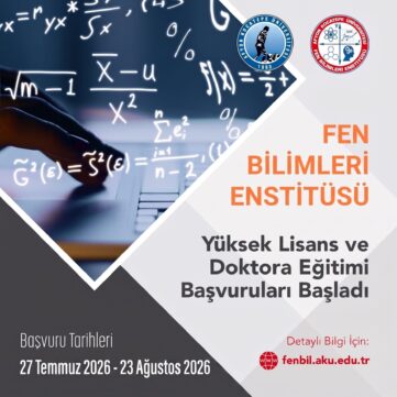 Yüksek Lisans ve Doktora Başvuruları [2026]